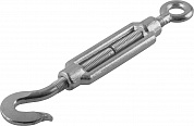 ЗУБР DIN 1480, М8, кованая натяжная муфта, 1 шт, талреп крюк-кольцо, Профессионал (304356-08)