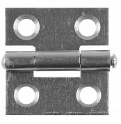 STAYER 25 x 24 х 1.0 мм, цвет белый цинк, карточная петля (37611-25-1)