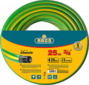 RACO CLASSIC, 3/4″, 25 м, 20 атм, трёхслойный, армированный, поливочный шланг (40306-3/4-25)