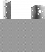 ЗУБР КБО-2.0, 100 x 140 x 2 мм, цинк, открытое крепление балки (310186-100-140)