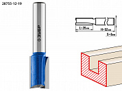 ЗУБР 12 x 19 мм, хвостовик 8 мм, фреза пазовая прямая с нижними подрезателями, Профессионал (28755-12-19)
