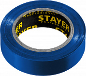 STAYER Protect-10 15 мм х 10 м x 0.13 мм, синяя не поддерживает горение, Изоляционная лента пвх, PROFESSIONAL (12291-B)