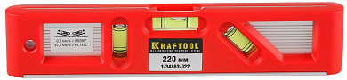 Купить KRAFTOOL Director 220 мм, Магнитный компактный уровень (1-34863-022) в интернет-магазине zubr-vrn в Воронеже