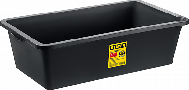 Купить STAYER STRONG, 40 л, прямоугольный строительный таз (06099-40) в интернет-магазине zubr-vrn в Воронеже