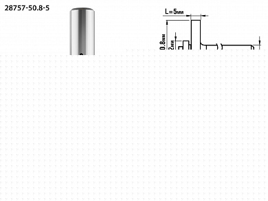 Купить ЗУБР 50.8 x 5 мм, хвостовик 8 мм, фреза горизонтально-пазовая, Профессионал (28757-50.8-5) в интернет-магазине zubr-vrn в Воронеже