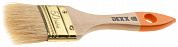 DEXX 20 мм, 3/4″, натуральная щетина, деревянная ручка, флейцевая, все виды ЛКМ, плоская кисть (0100-020)