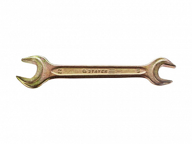Купить STAYER 19 x 22 мм, рожковый гаечный ключ (27038-19-22) в интернет-магазине zubr-vrn в Воронеже