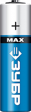 Купить ЗУБР TURBO-MAX, АА х 4, 1.5 В, алкалиновая батарейка (59206-4C) в интернет-магазине zubr-vrn в Воронеже