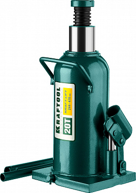 Купить KRAFTOOL KRAFT-LIFT, 20 т, 244 - 478 мм, бутылочный гидравлический домкрат (43462-20) в интернет-магазине zubr-vrn в Воронеже