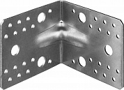 ЗУБР УКУ-2.5, 90 x 105 x 105 x 2.5 мм, цинк, усиленный крепежный уголок (31011-105)