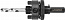 STAYER HEX 3/8″ (9,5 мм) державка для биметаллических коронок 32-160 мм (29548)