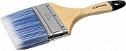 STAYER AQUA-EURO 100 мм, 4″ искусственная щетина, деревянная ручка для воднодисперсионных и акриловых ЛКМ, Плоская кисть, EURO (01062-100)