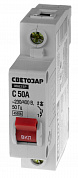 СВЕТОЗАР  1P, 40А, C, 4.5кА, автоматический выключатель (49060-40-С)