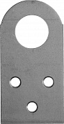 ЗУБР ПР-2.0, 75 x 40 x 2 мм, прямая проушина для навесных замков (31038-75)