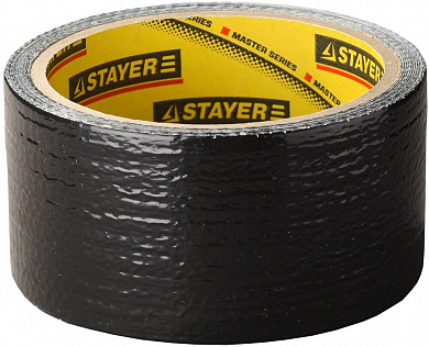 Купить STAYER 48 мм, 10 м, черная, армированная лента, Professional (12086-50-10) в интернет-магазине zubr-vrn в Воронеже