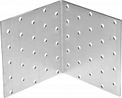 ЗУБР УКР-2.0, 100 x 100 x 100 x 2 мм, цинк, равносторонний крепежный уголок (310206-100-100)