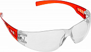 ЗУБР открытого типа, прозрачные, широкая монолинза, облегчённые, защитные очки (110325)