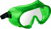 ЗУБР МАСТЕР 3, закрытого типа, защитные очки с прямой вентиляцией (11027)