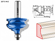 ЗУБР 44.5 x 28 мм, хвостовик 12 мм, фреза кромочная фигурная №4, Профессионал (28715-44.5)