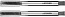 STAYER M8 х 1.0, 2 шт, комплект метчиков (28025-08-1.0-H2)
