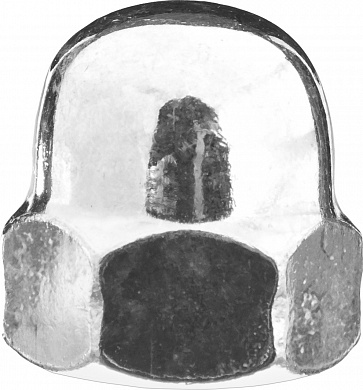 Купить ЗУБР DIN 1587, M8, цинк, 5 кг, колпачковая гайка (303680-08) в интернет-магазине zubr-vrn в Воронеже
