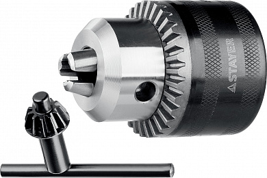 Купить STAYER 16 мм, 1/2″, ударный сверлильный патрон с ключом для дрели, Professional (29055-16-1/2) в интернет-магазине zubr-vrn в Воронеже