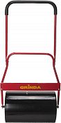 GRINDA 40 л, размеры 320 х 580 мм, стальной барабан, нескользящая рукоятка, каток для газона (422117)