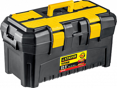 Купить STAYER TITAN-22, 580 x 320 x 280 мм, (22″), пластиковый ящик для инструментов (38016-22) в интернет-магазине zubr-vrn в Воронеже