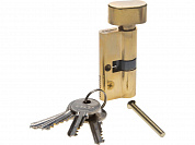 ЗУБР 60 мм, цвет латунь, 5-PIN, тип ключ-защелка, цилиндровый механизм (52103-60-1)