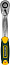 KRAFTOOL 1/4″, 72 зубца, изогнутая трещотка для торцовых головок, Pro (27795-1/4)