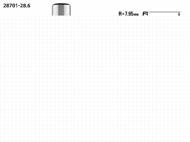 Купить ЗУБР 28.6 x 12.7 мм, радиус 8 мм, фреза кромочная калевочная №1, Профессионал (28701-28.6) в интернет-магазине zubr-vrn в Воронеже