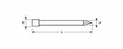 ЗУБР 50 x 1.8 мм, цинк, 5 кг, финишные гвозди (305310-18-050)
