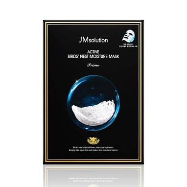 JMSOLUTION УЛЬТРАТОНКАЯ ТКАНЕВАЯ МАСКА С ЭКСТРАКТОМ ЛАСТОЧКИНОГО ГНЕЗДА ACTIVE BIRD'S NEST MOISTURE MASK PRIME