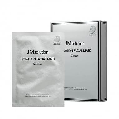 JMsolution Тканевая маска для осветления кожи с пептидами Donation Facial Mask Dream 37 ml