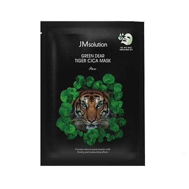 МАСКА ТКАНЕВАЯ РЕГЕНЕРИРУЮЩАЯ С ЦЕНТЕЛЛОЙ JMSOLUTION GREEN DEAR TIGER CICA MASK