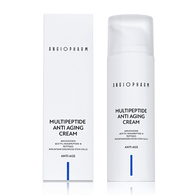 ANGIOPHARM МУЛЬТИПЕПТИДНЫЙ ОМОЛАЖИВАЮЩИЙ КРЕМ