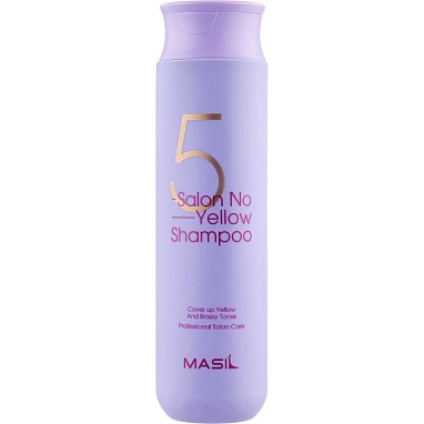 MASIL Шампунь тонирующий для осветленных волос  MASIL 5 Salon No Yellow Shampoo 300ml, MASIL