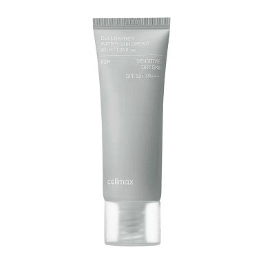 CELIMAX СОЛНЦЕЗАЩИТНЫЙ КРЕМ ДЛЯ ЧУВСТВИТЕЛЬНОЙ КОЖИ SPF50 DUAL BARRIER WATERY SUN CREAM
