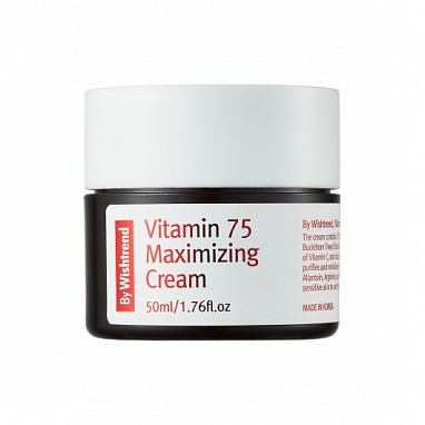 BY WISHTREND КРЕМ С ВИТАМИНОМ Е ДЛЯ БОЛЕЕ ГЛУБОКОГО УСВОЕНИЯ ВИТАМИНА С VITAMIN E 75 MAXIMIZING CREAM