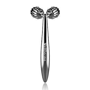 WELLDERMA РОЛИКОВЫЙ МАССАЖЕР FACE LIFTING DARK SILVER ROLLER