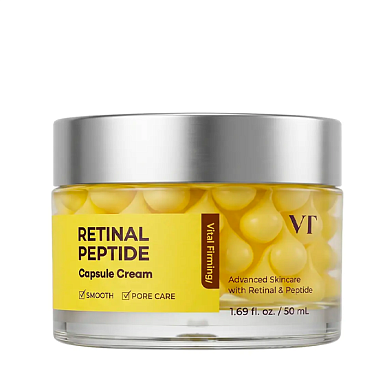 VT COSMETICS КАПСУЛЬНЫЙ КРЕМ С РЕТИНАЛЕМ И ПЕПТИДАМИ RETINAL PEPTIDE CAPSULE CREAM