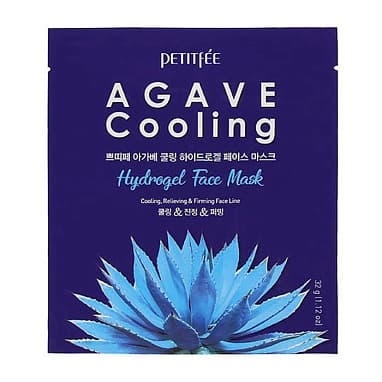 PETITFEE УВЛАЖНЯЮЩАЯ МАСКА С ЭКСТРАКТОМ АГАВЫ AGAVE COOLING HYDROGEL FACE MASK