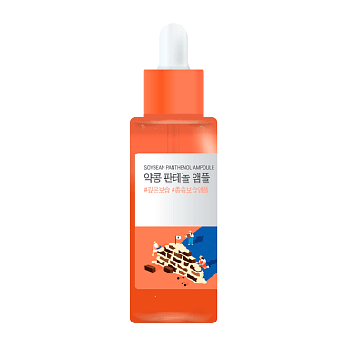 ROUND LAB БАРЬЕРНАЯ АМПУЛА С ЧЕРНОЙ СОЕЙ И ПАНТЕНОЛОМ SOYBEAN PANTHENOL AMPOULE