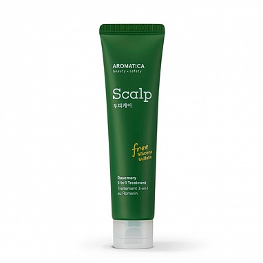 AROMATICA Восстанавливающая питательная маска с розмарином RosemaryScalp 3-in-1 Treatment, 110 мл