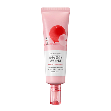 ROUND LAB СОЛНЦЕЗАЩИТНАЯ СЫВОРОТКА С ЭКСТРАКТОМ КАМЕЛИИ И КОЛЛАГЕНОМ SPF50+ PA++++ CAMELLIA DEEP COLLAGEN FIRMING SUN SERUM
