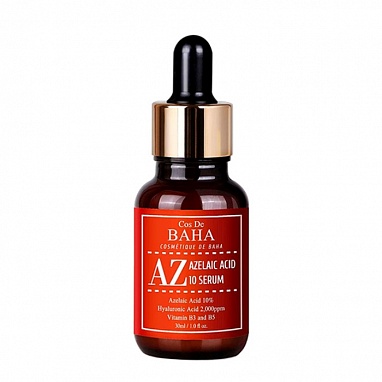 COS DE BAHA СЫВОРОТКА ДЛЯ ЛЕЧЕНИЯ РОЗАЦЕА И ВОСПАЛЕНИЙ 10% AZELAIC ACID 10% AZ SERUM