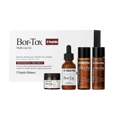 ЛИФТИНГ-НАБОР С ЭФФЕКТОМ БОТОКСА MEDI-PEEL BOR-TOX 5 PEPTIDE MULTI CARE KIT 4В1