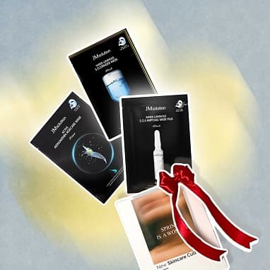 ПОДАРОЧНЫЙ БОКС "3 ТКАНЕВЫЕ МАСКИ JMSOLUTION" 