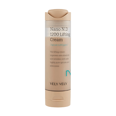 VELY VELY ЛИФТИНГ-КРЕМ С НАНО-ИГЛАМИ СПИКУЛЫ NANO NEEDLE 1200 LIFTING СREAM