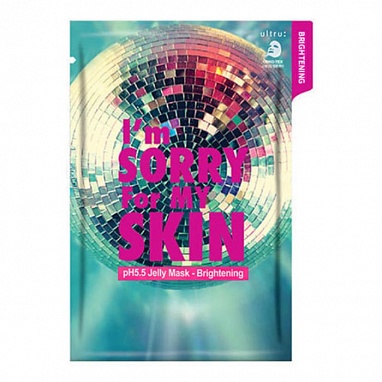 I'M SORRY FOR MY SKIN ТКАНЕВАЯ МАСКА ДЛЯ СВЕЖЕСТИ И СИЯНИЯ PH 5.5 JELLY MASK DISCOBALL